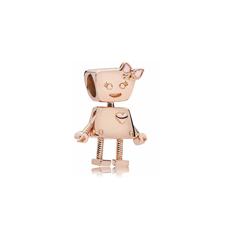 pan luxuryreplica White Copper Silver Plated Rose Gold Pumpkin Car Camera Gift Box Hanging Beads DIY Accessories Beads