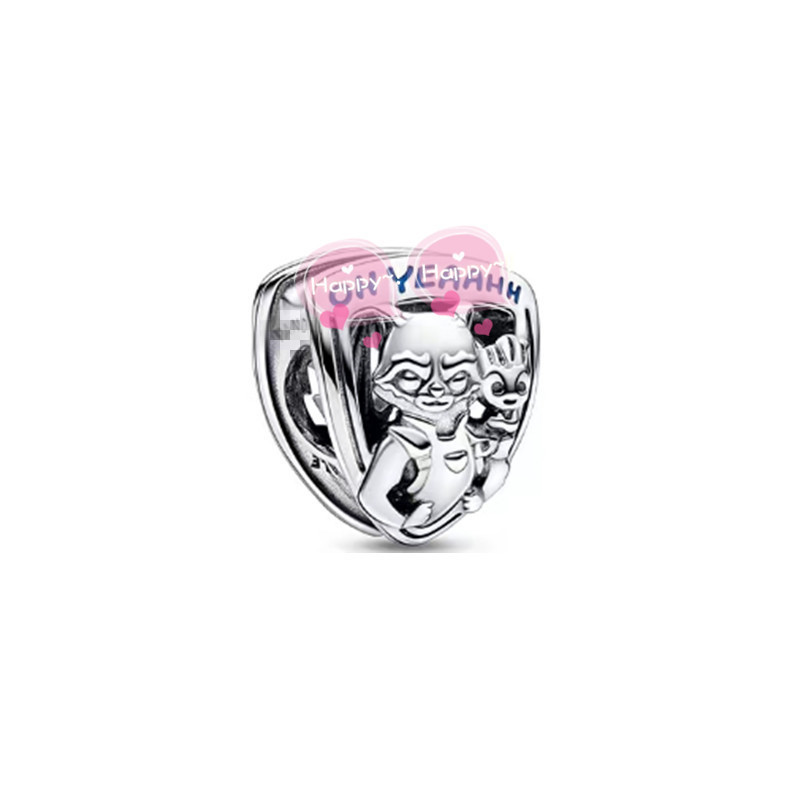 pan luxuryreplica beads 925 sterling silver new cartoon character series bracelet beads DIY accessories loose beads pendant