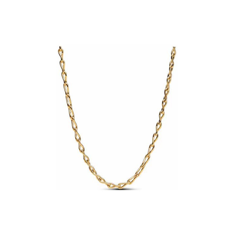 pan luxuryreplica 925 Sterling Silver Necklace Me Series Lock Head Chain Women's Pearl Necklace DIY Basic Clavicle Chain Women