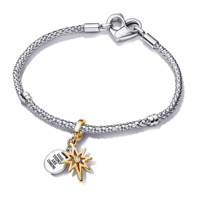 pan luxuryreplica Snake Bone Chain s925 Sterling Silver Beaded Beaded Accessories DIY Jewelry Bracelet Wholesale Cross-border