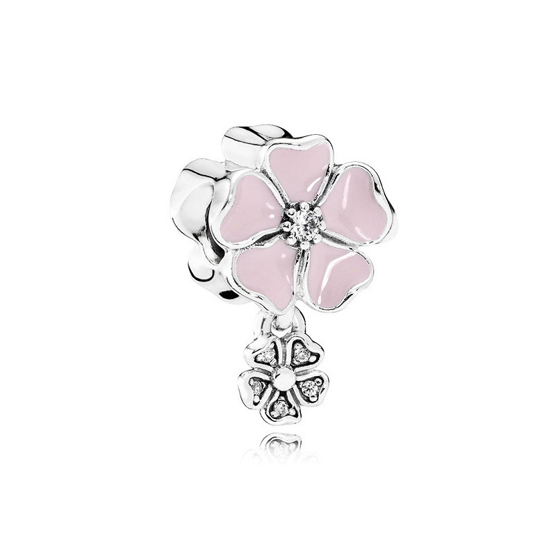 Factory direct pan luxuryreplica 925 silver four-leaf clover monkey bow hanging beads DIY accessories pendant beads