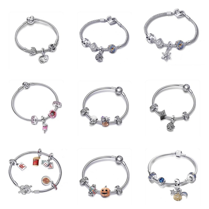 pan  luxuryreplica Bracelet Bracelet suit 925 Sterling Silver Astronaut Star Picking Journey Star Fairy Tale Bracelet OEM