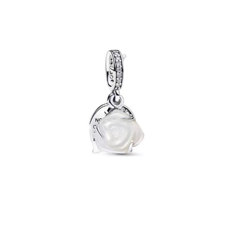 pan  luxuryreplica 925 Sterling Silver New Rose Stuart Mother's Day Collection Eternal Bead Pendant