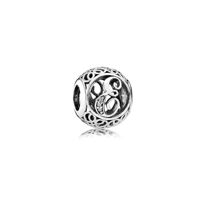 pan luxuryreplica 925 Sterling Silver Beads 26 Letters Series Round Beaded DIY Accessories Beads