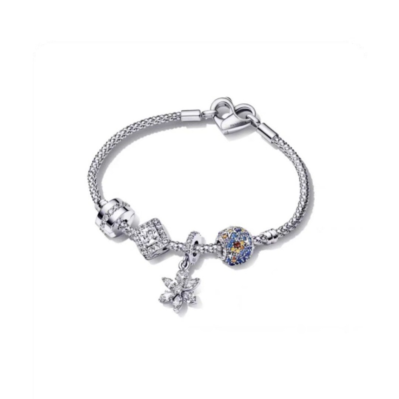 pan  luxuryreplica Bracelet Bracelet suit 925 Sterling Silver Astronaut Star Picking Journey Star Fairy Tale Bracelet OEM