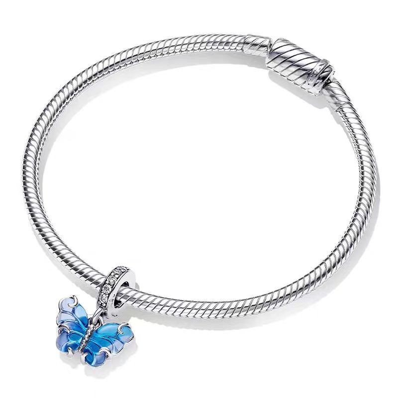 pan luxuryreplica Snake Bone Chain s925 Sterling Silver Beaded Beaded Accessories DIY Jewelry Bracelet Wholesale Cross-border