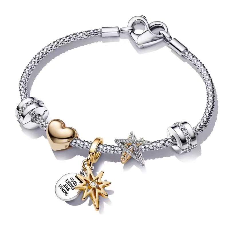 pan luxuryreplica Snake Bone Chain s925 Sterling Silver Beaded Beaded Accessories DIY Jewelry Bracelet Wholesale Cross-border