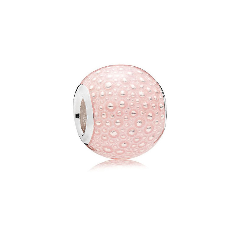 Factory direct pan luxuryreplica 925 silver three-sided beads series bubble carved elegant hanging beads DIY accessories