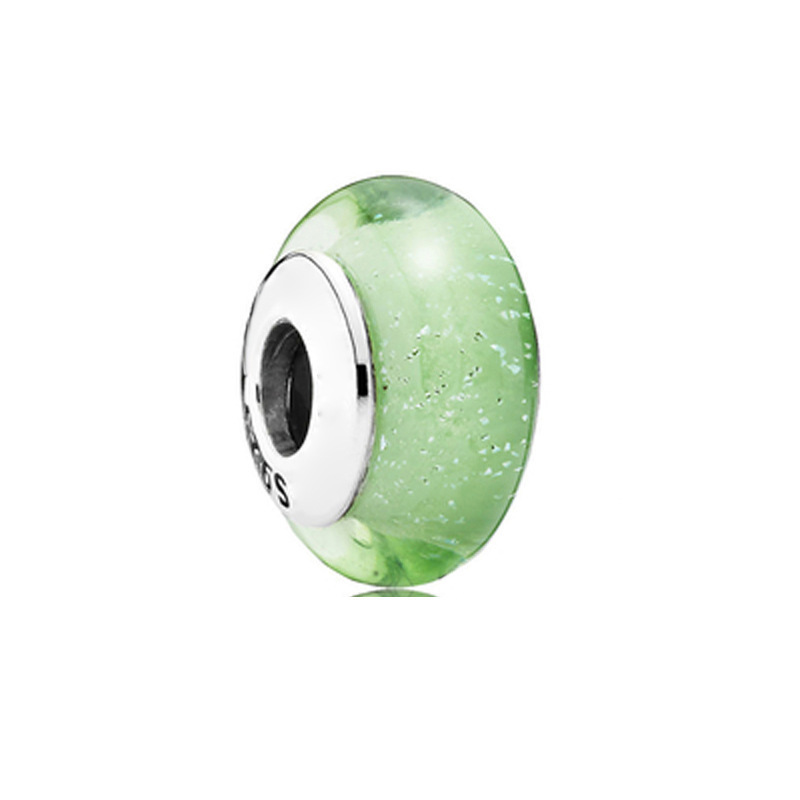 pan  luxuryreplica 925 Pure Silver Di S NI Love Rainbow Glazed Beads Hanging Beads DIY Accessories Beads