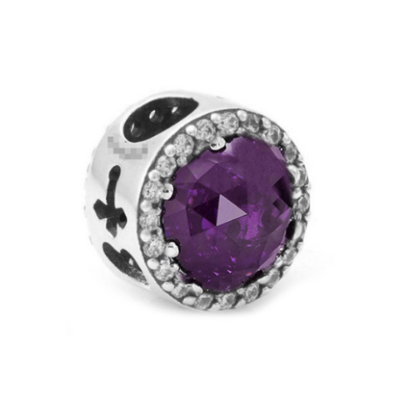 Factory direct pan  luxuryreplica 925 silver cross opalite blue string bracelet ring DIY accessories beads