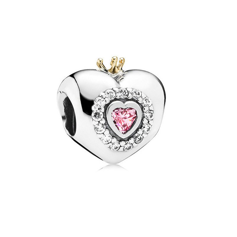 Factory direct pan luxuryreplica 925 sterling silver love crown bow love lover beads DIY accessories beads
