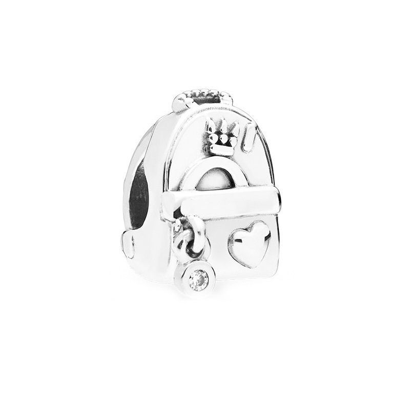 Factory direct pan luxuryreplica 925 silver perfume butterfly ladybug lucky four-leaf clover fixed buckle beaded loose beads