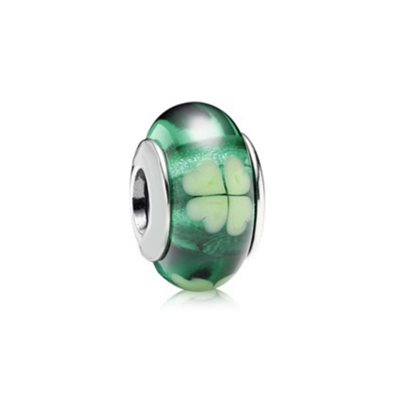 Factory direct pan luxuryreplica 925 silver Mulan flower bud butterfly glazed beads hanging beads DIY accessories loose beads