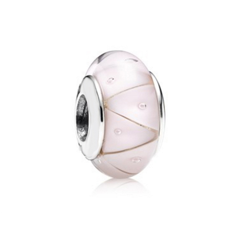 Factory direct pan luxuryreplica 925 silver Mulan flower bud butterfly glazed beads hanging beads DIY accessories loose beads