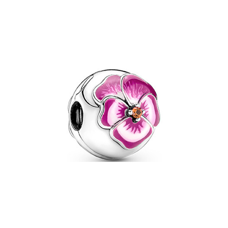 Factory direct pan luxuryreplica 925 sterling silver pansy envelope caterpillar panda butterfly crown beads