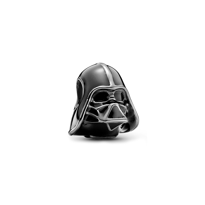 Factory Outlet pan luxuryreplica 925 Silver Planet Series Black Wushu Baby Fixing Clip Pendant Hanging Beads