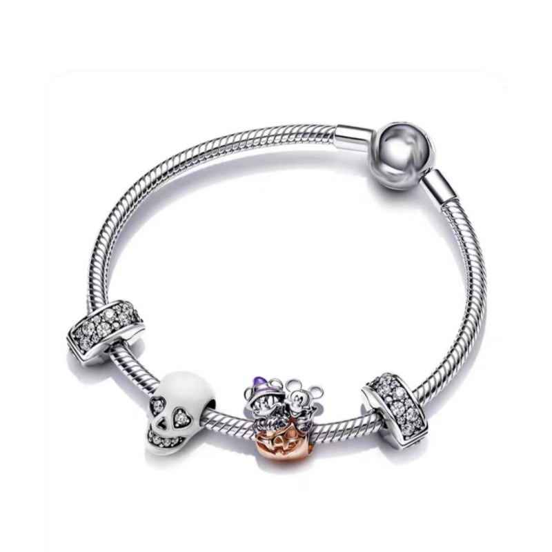 pan  luxuryreplica Bracelet Bracelet suit 925 Sterling Silver Astronaut Star Picking Journey Star Fairy Tale Bracelet OEM