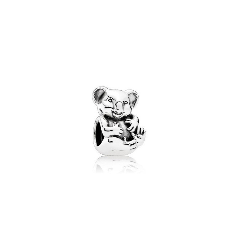 pan luxuryreplica 925 sterling silver robot panda animal cute personality hanging beads DIY accessories beads