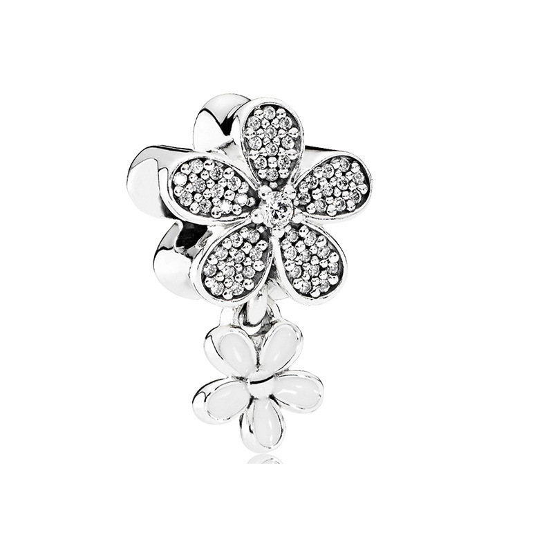 Factory direct pan luxuryreplica 925 silver four-leaf clover monkey bow hanging beads DIY accessories pendant beads