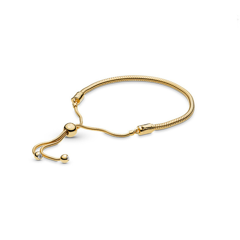 Factory direct pan  luxuryreplica copper rose gold peach blossom series adjustable temperament DIY basic bracelet