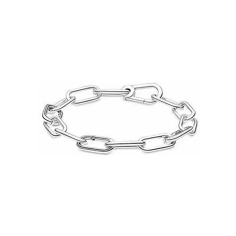 Factory direct pan  luxuryreplica 925 sterling silver ME series pearl bracelet smooth bracelet basic bracelet