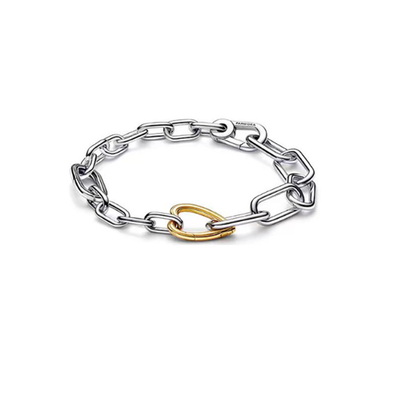 Factory direct pan  luxuryreplica 925 sterling silver ME series pearl bracelet smooth bracelet basic bracelet