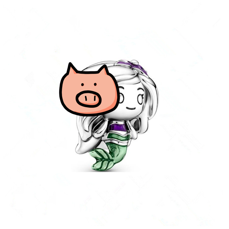 pan luxuryreplica Beads 925 Silver Diss Nilepe Jasmine Princess Mermaid Beads Star Wars Yoda Beads