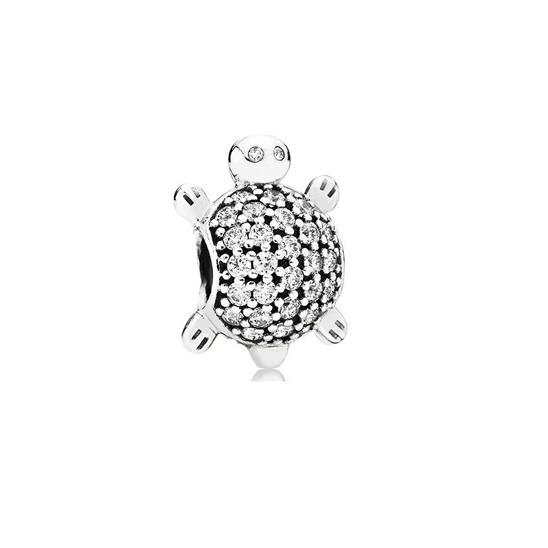 pan luxuryreplica 925 sterling silver animal lion king turtle cute hanging beads DIY accessories beads
