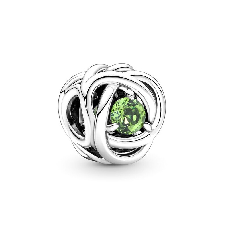 Factory direct pan luxuryreplica s925 silver beads December birthday stone rose shape string loose beads