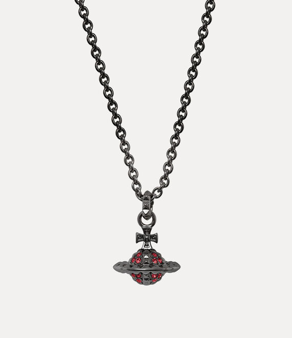 High Version Empress Dowager vivi  luxuryreplica Vivian Full Diamond small size Stereo orb Rivet Saturn Necklace sweater chain