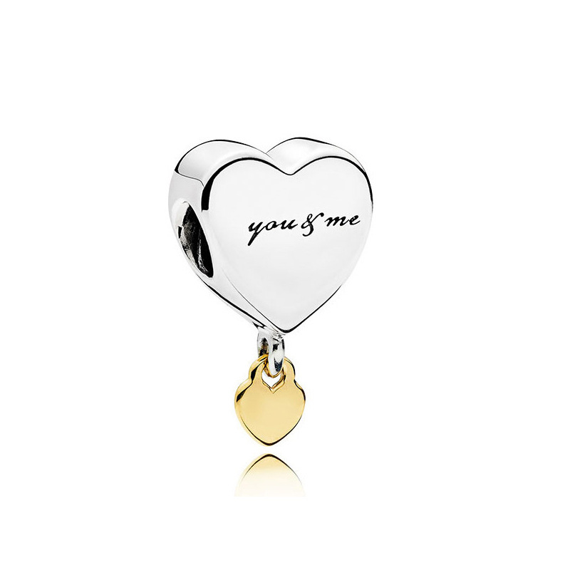 Factory direct pan luxuryreplica 925 silver four-leaf clover monkey bow hanging beads DIY accessories pendant beads