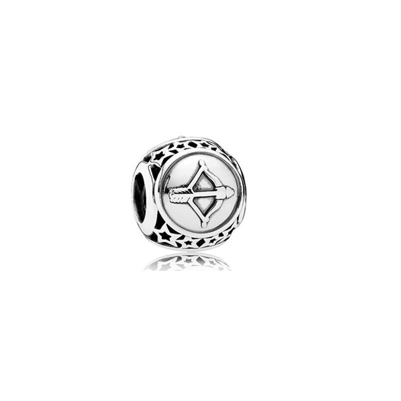 pan luxuryreplica 925 Sterling Silver Twelve Constellation Series All-match Beads DIY Accessories Beads Scattered Beads