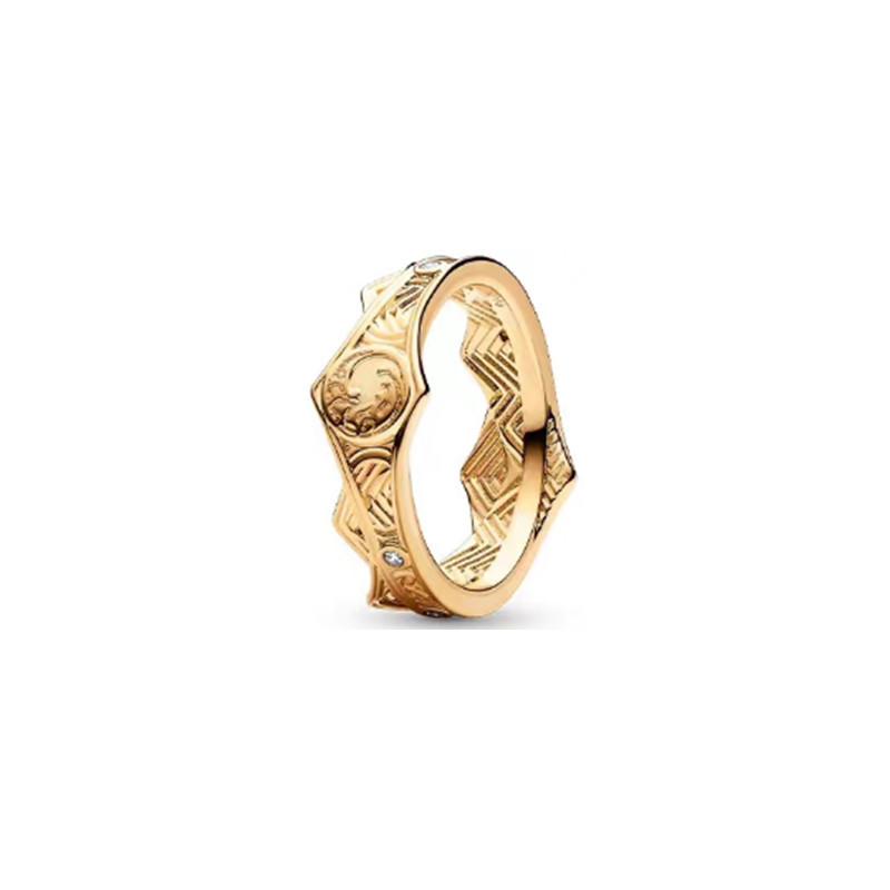 Factory direct pan  luxuryreplica 925 sterling silver ring game of rights dragon ring sun and moon shine ring