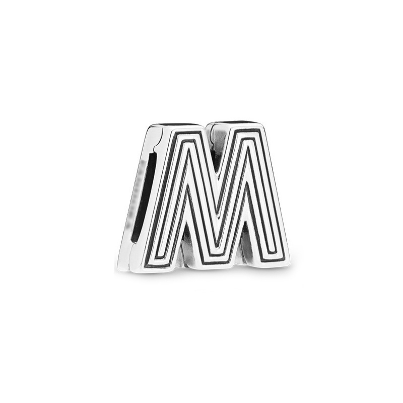 Factory direct pan luxuryreplica 925 silver 26 letter series fixed buckle bead accessories beads