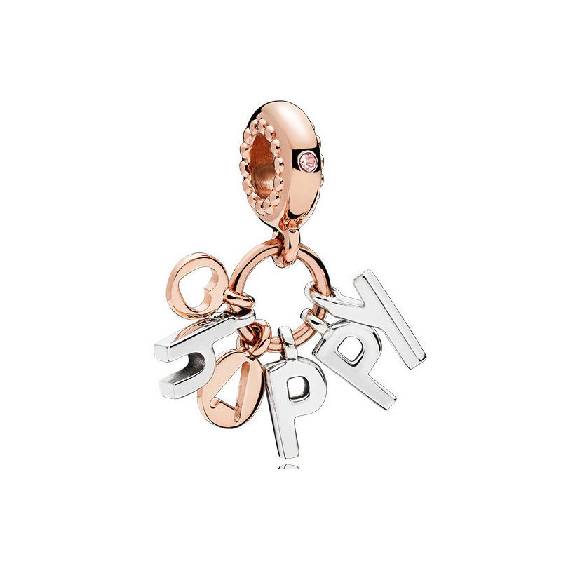 pan luxuryreplica Rose Golden Beads Pendant Glaze Deciduous Hanging Pendant Hanging Beads DIY Accessories