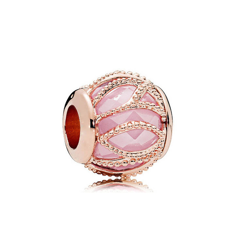 pan luxuryreplica White Copper Silver Plated Rose Gold Pumpkin Car Camera Gift Box Hanging Beads DIY Accessories Beads