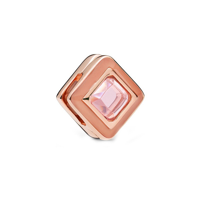 Factory direct pan luxuryreplica 925 silver rose pink ladybug love fashion fixed buckle beaded accessories beads