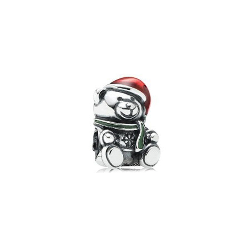 Factory direct pan luxuryreplica 925 sterling silver animal Christmas snowman train gift box hanging beads DIY accessories beads