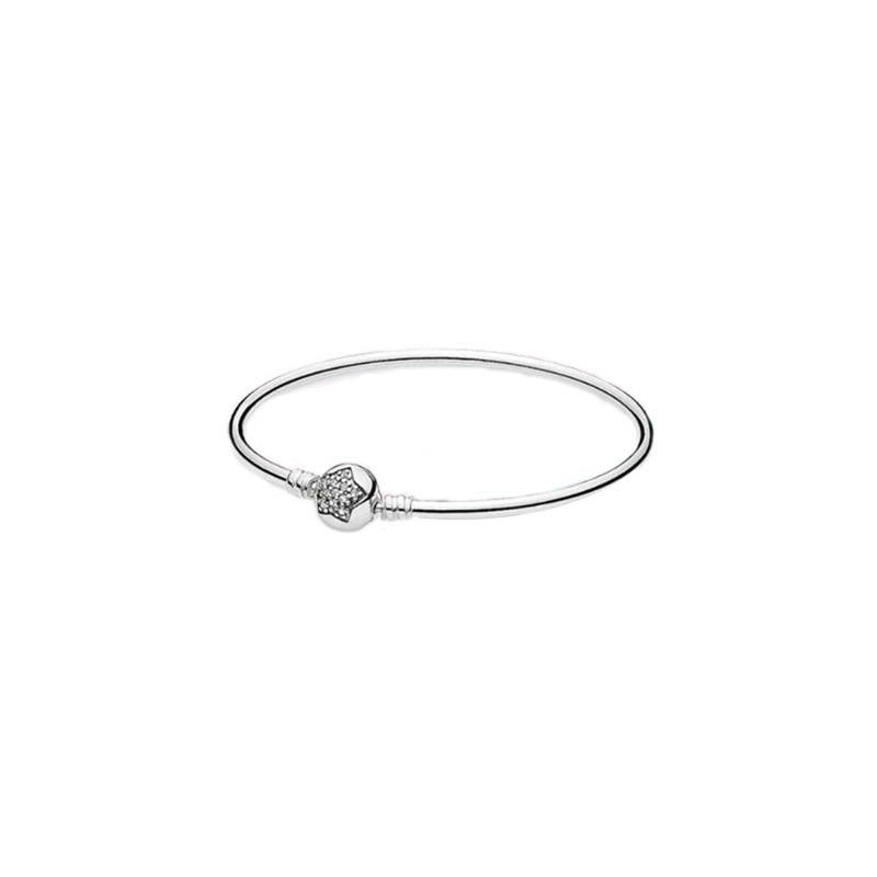 Factory direct pan luxuryreplica 925 sterling silver five-pointed star buckle snitch simple bracelet DIY basic bracelet bracelet