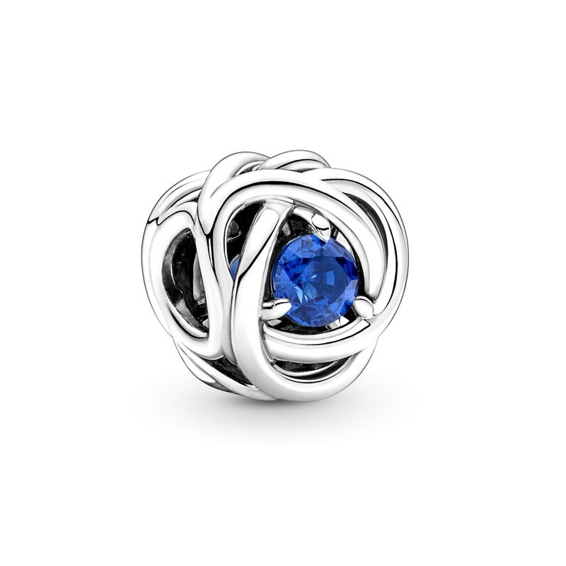 Factory direct pan luxuryreplica s925 silver beads December birthday stone rose shape string loose beads