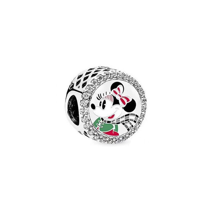 pan luxuryreplica Beads 925 Sterling Silver Mouse Beaded Pendant DIY Accessories Scattered Beads