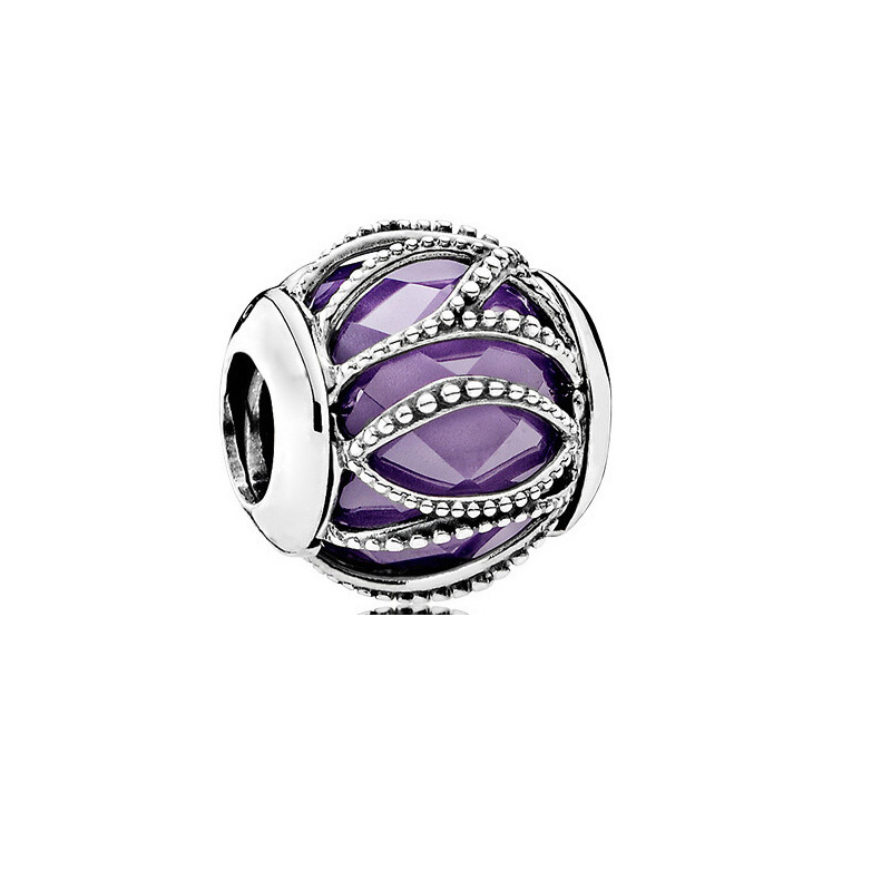 Factory direct pan luxuryreplica glass beads 925 sterling silver halo classic love beads DIY accessories