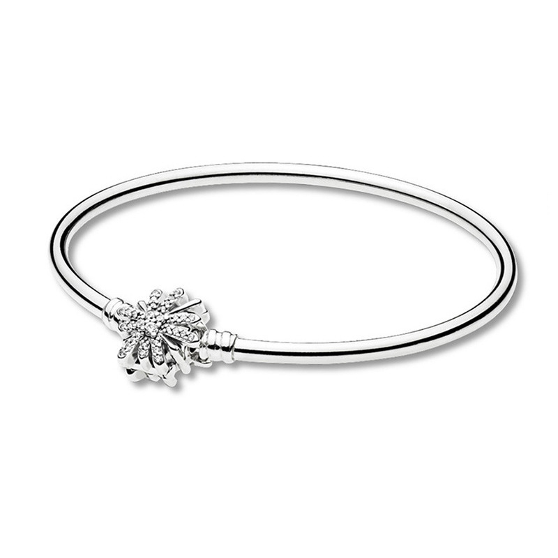 Factory direct pan luxuryreplica 925 sterling silver five-pointed star buckle snitch simple bracelet DIY basic bracelet bracelet