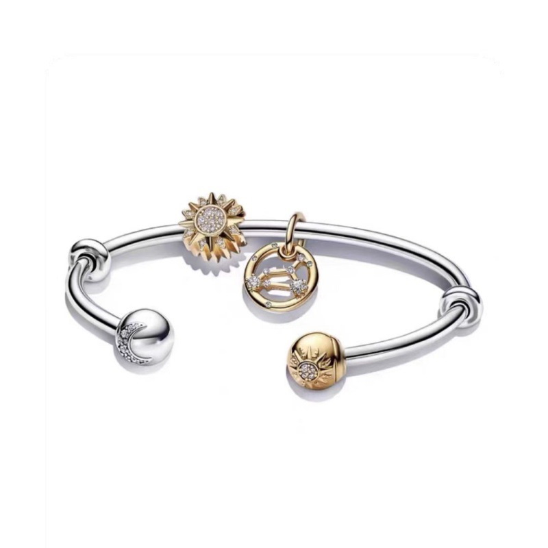 pan  luxuryreplica New Bracelet s925 Sterling Silver Rose suit Adventure Travel DIY Beaded Pendant King of Glory Bracelet