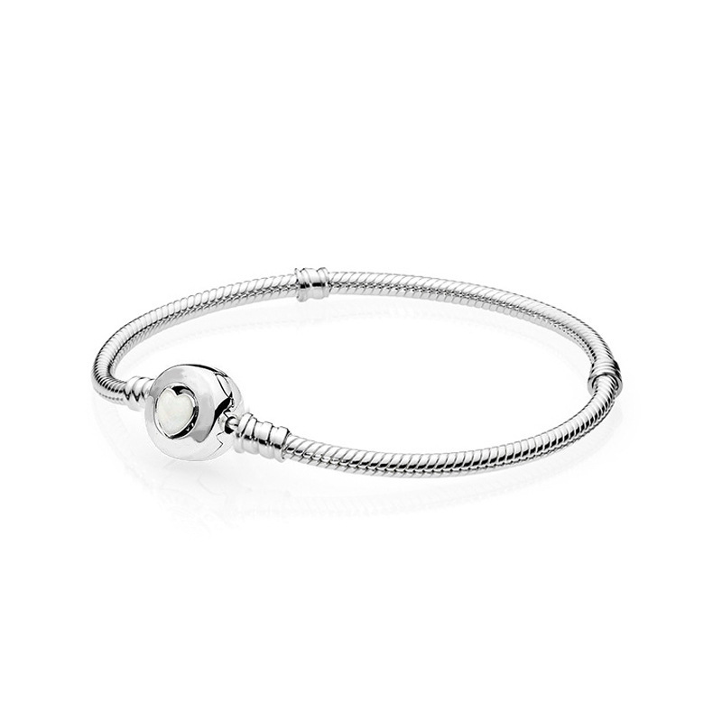 Factory direct pan  luxuryreplica 925 silver Magnolia love snake bone chain to send girlfriend bracelet DIY basic bracelet
