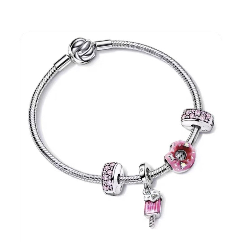 pan  luxuryreplica Bracelet Bracelet suit 925 Sterling Silver Astronaut Star Picking Journey Star Fairy Tale Bracelet OEM