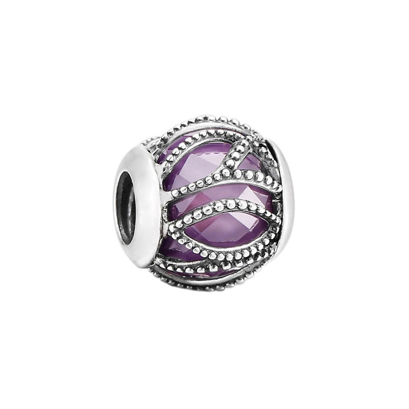 Factory direct pan luxuryreplica glass beads 925 sterling silver halo classic love beads DIY accessories