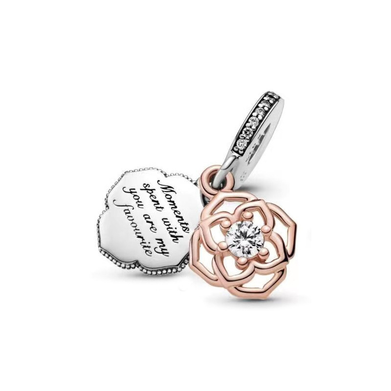 pan  luxuryreplica beads mother's day new two-color family tree beads DIY loose beads hanging beads cross-border supply 925 pure