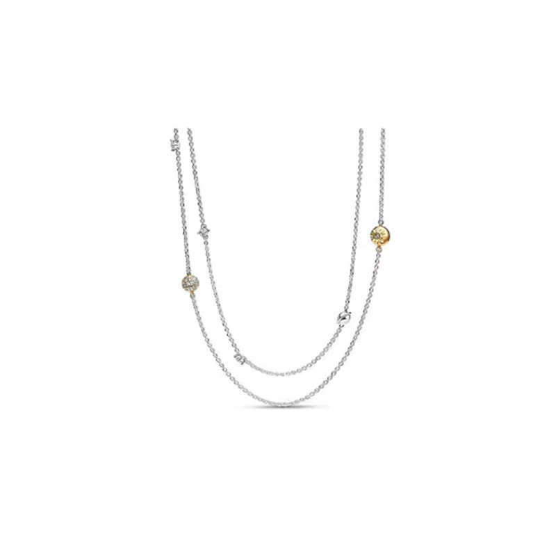 pan  luxuryreplica Right of Game Dragon Necklace 925 Sterling Silver New ME Necklace