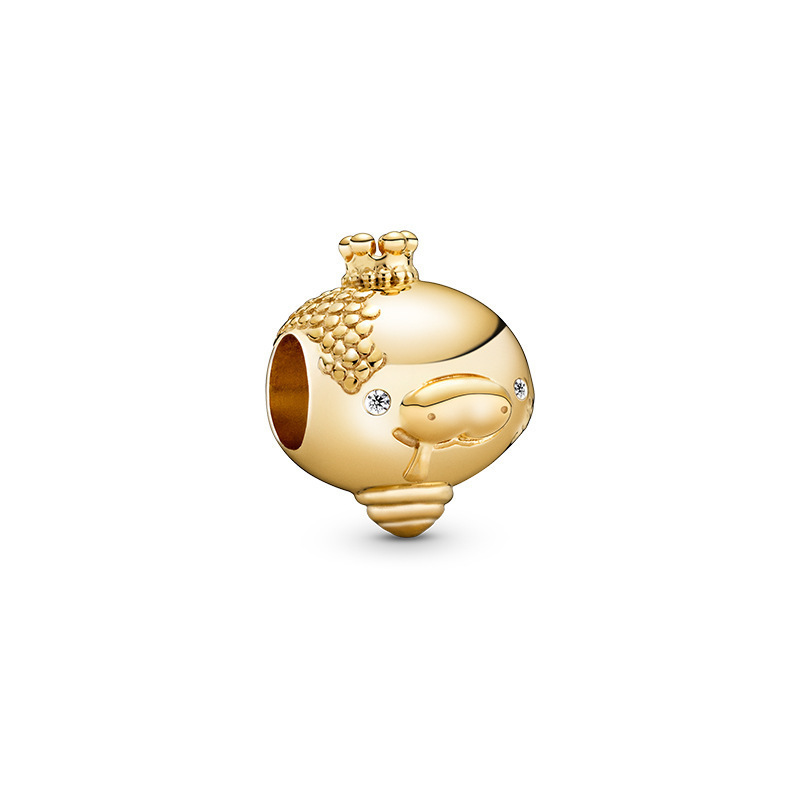 925 Sterling Silver Dora Beads Gold Zodiac Series Beaded Style Beaded DIY Accessories